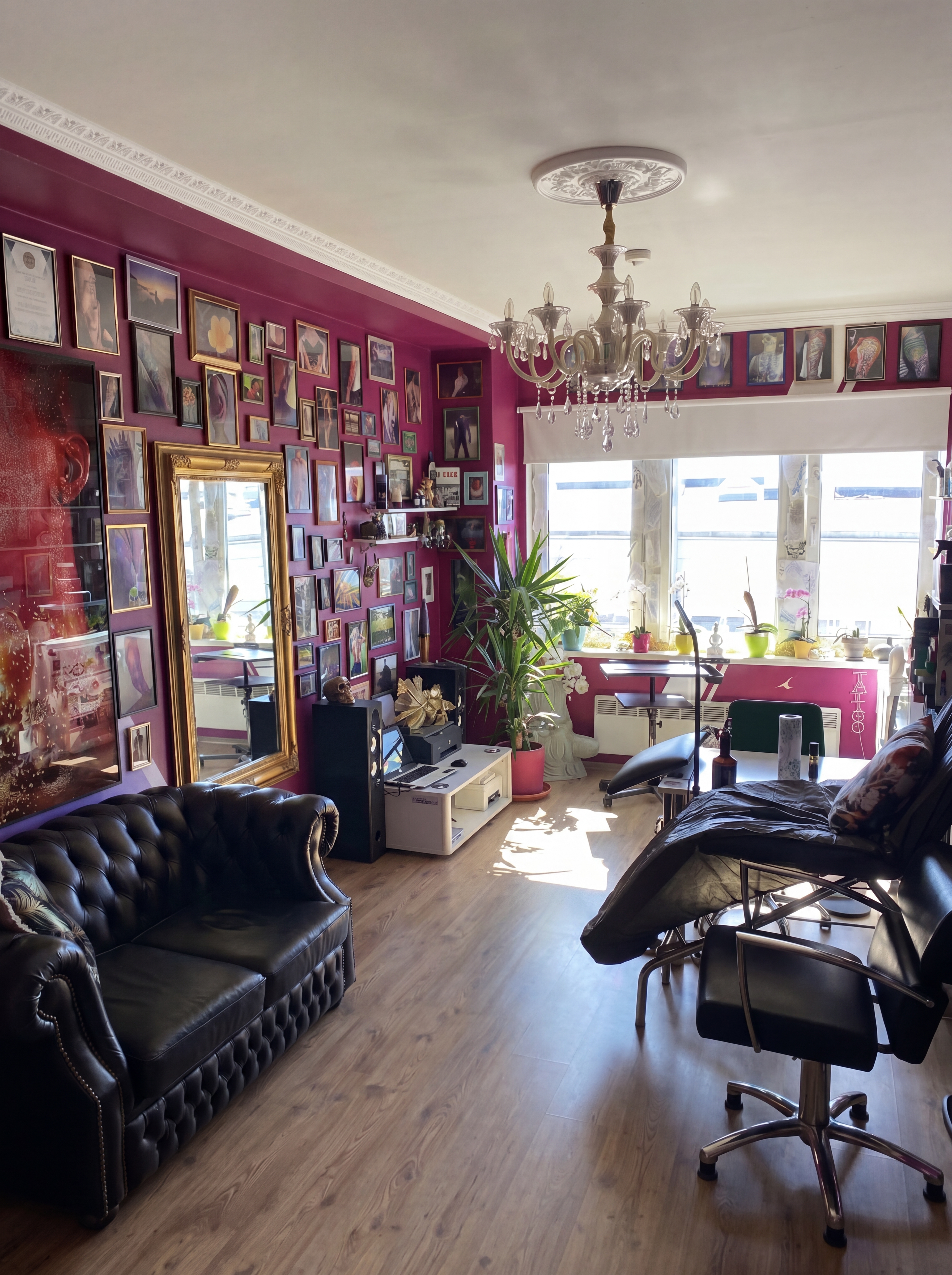 President Ink private tattoo studio interior in Viljandi